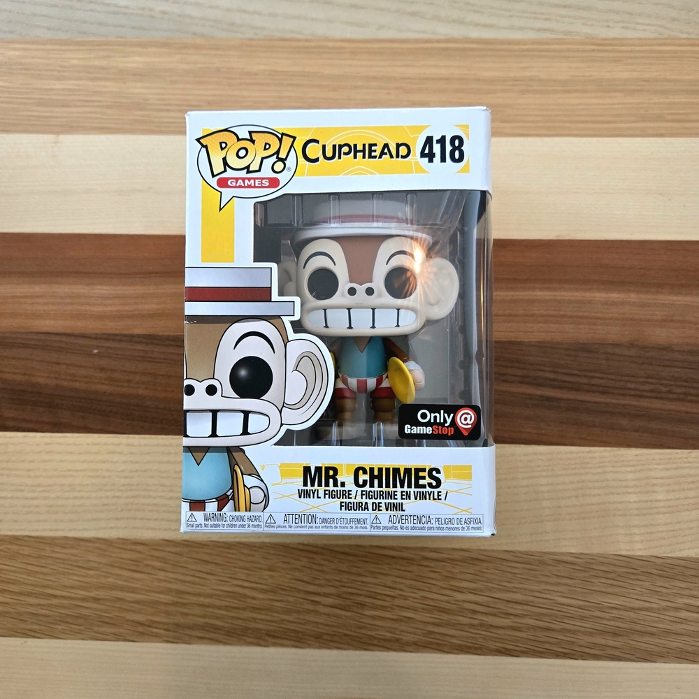 Funko Pop! Games Cuphead Mr. Chimes 418 New In Box